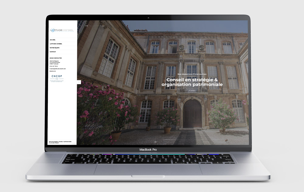 Mise à Jour du Site Web Latitude Conseil à Toulouse